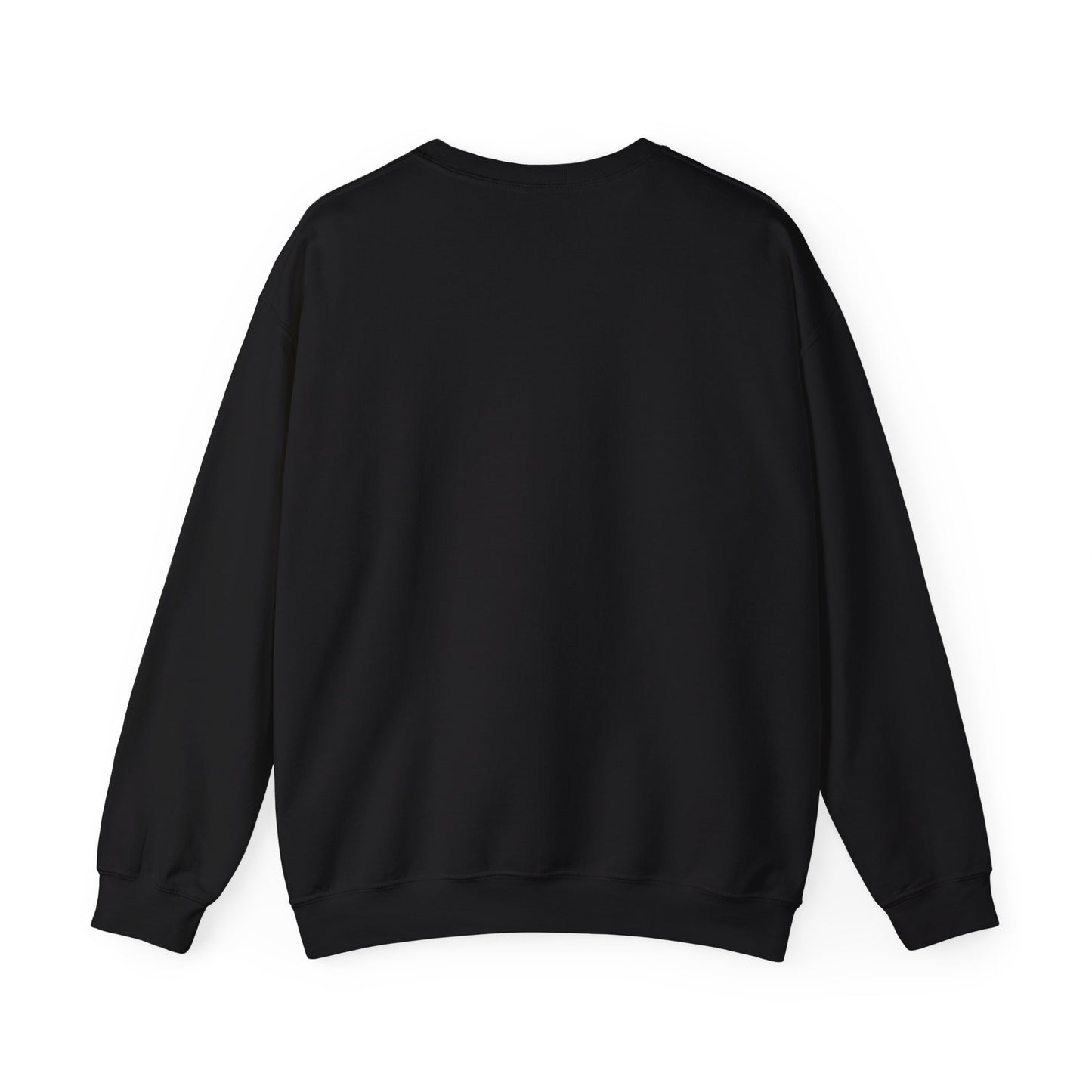 Minimal White Crewneck Sweatshirt — Clean Embroidered Chest Logo